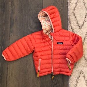 Patagonia Baby Reversible Down Sweater Hoody 2T